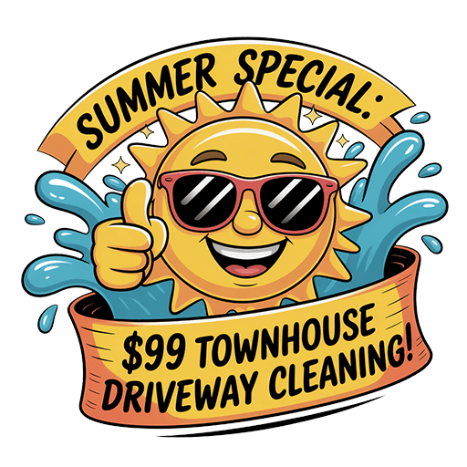 Summer Special $99 Townhouse Driveway Cleaning